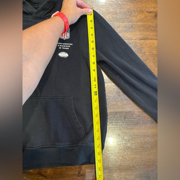 Abercrombie Kids NFL Boys Hoodie - Size 13/14 Black - Picture 5 of 7